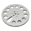 1/4 7 Inch Empty Tape Reel, 11 Holes Open Reel Audio Aluminum Alloy Takeup Reel, for Use with Reel to Reel Tape Players view 1