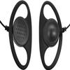 JUYODE 10 Pcs BD502 BD502i Earpiece for Hytera BD552i PD562 PD482i PD402i HYT TC-508 TC-580 TC-610 RCA RDR2500 2550 2600 XR150 D Shape Surveillance Walkie Talkie Radio Headset Ear Piece with PTT Mic view 3