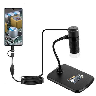 WEIWO 1000X Digital Microscope 1080P high-Definition Microscope Smart Phone Camera Video for PCB Welding Slideshow Viewing etc(Type A)