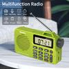 Rysamton Portable AM/FM Radio, Digital Radio Recorder, Bluetooth 5.0 Speaker, Alarm & Sleep Function, 12/24H Time Display (Yellow Green) view 2