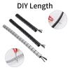 Spiral Protector Cable Organizer Tube Spiral Cable Sleeve Cable Wire Wrap Cable Winder Wire Cord Protector Flexible Tube Management Storage Pipe Wraps Cable(Grey,ID 22mm 1.5 Meter) view 2