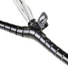 Spiral Protector Cable Organizer Tube Spiral Cable Sleeve Cable Wire Wrap Cable Winder Wire Cord Protector Flexible Tube Management Storage Pipe Wraps Cable(Grey,ID 22mm 1.5 Meter) view 4