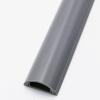 RENLXFI Half Round Cable Hider Black White Brown Gray - 1m Long, Self-Adhesive Decor Wire Channel Removable for Office Home Kitchens Indoor Outdoor, Floor Cord Cover(Gray,3 Cables) view 1