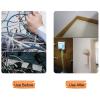 RENLXFI Half Round Cable Hider Black White Brown Gray - 1m Long, Self-Adhesive Decor Wire Channel Removable for Office Home Kitchens Indoor Outdoor, Floor Cord Cover(Gray,3 Cables) view 3