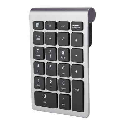 BONKZEBU Number Pad for Laptop, Fast Speed Low Delay Number Pad, Scissor Foot Keycap Structure Number Pad, forVista 7/8/10 (Iron Gray)