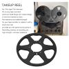 10 Inches Takeup Reel, 6 Holes Empty Tape Reel for 1/4 Inch Tapes and 10in Diameter Open Reel Deck, Aluminum Alloy Universal Open Reel Sound Tape Empty Reel (Black) view 4