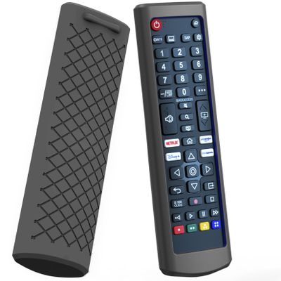 Case for LG TV Remote, Battery Cover Compatible with LG Remote Control for Smart TV AKB Series Universal TV Remote Cover Black