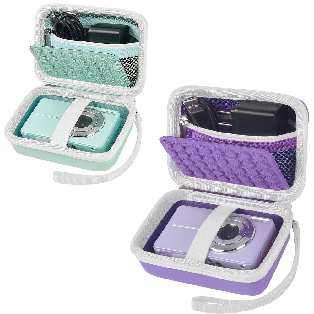 Boobowl Digital Camera Case Compatible with Yifecial/for EROOLU/for VAHOIALD/for Kaisoon/for Kodak Pixpro/for Canon PowerShot ELPH 180 190/ for Sony DSCW800 DSCW830 Kids Cameras
