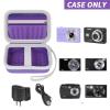 Boobowl Digital Camera Case Compatible with Yifecial/for EROOLU/for VAHOIALD/for Kaisoon/for Kodak Pixpro/for Canon PowerShot ELPH 180 190/ for Sony DSCW800 DSCW830 Kids Cameras view 3