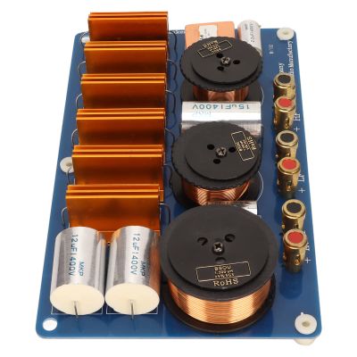 2 Way Crossover, High Power 1500W HiFi Speaker Frequency Divider Audio Crossover Filters for 1518 Inch Professional Conference Stage Speakers