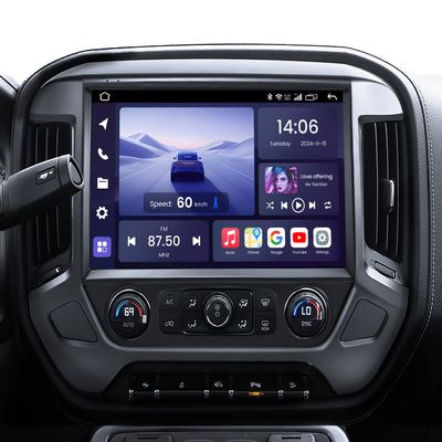 2K Screen 8G+128G Car Stereo Radio for Chevy Silverado and GMC Sierra 2014-2018: 13.1 Inches Touch Screen with Wireless CarPlay Android Auto Bluetooth 5GWiFi Android13 (Support upgrade to Bose system)