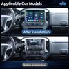 2K Screen 8G+128G Car Stereo Radio for Chevy Silverado and GMC Sierra 2014-2018: 13.1 Inches Touch Screen with Wireless CarPlay Android Auto Bluetooth 5GWiFi Android13 (Support upgrade to Bose system) view 2