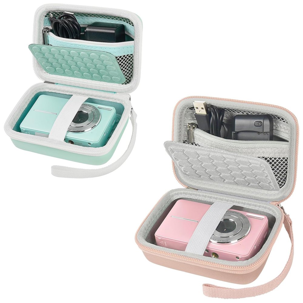 Boobowl Digital Camera Case Compatible with Yifecial/for EROOLU/for VAHOIALD/for Kaisoon/for Kodak Pixpro/for Canon PowerShot ELPH 180 190/ for Sony DSCW800 DSCW830 Kids Cameras