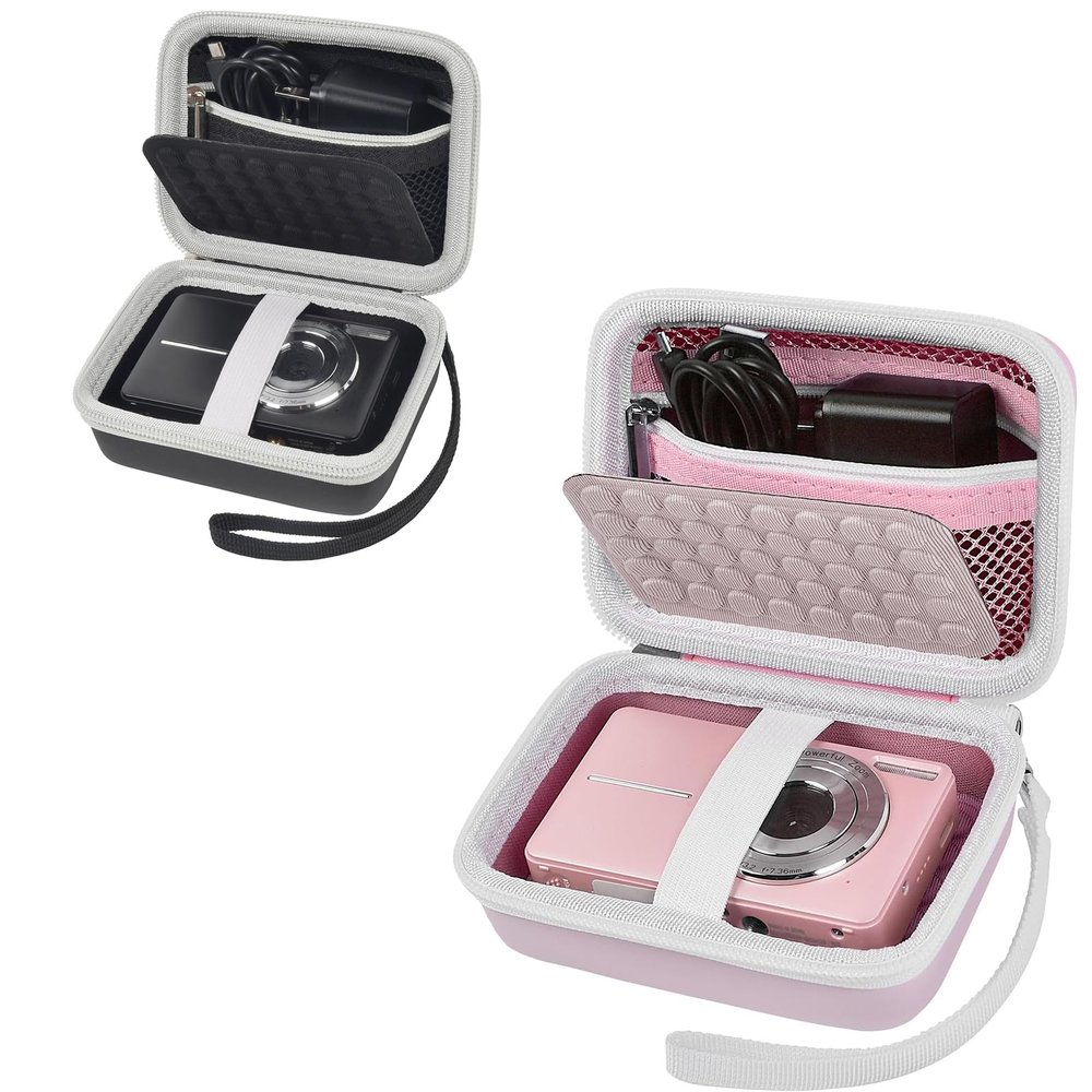 Boobowl Digital Camera Case Compatible with Yifecial/for EROOLU/for VAHOIALD/for Kaisoon/for Kodak Pixpro/for Canon PowerShot ELPH 180 190/ for Sony DSCW800 DSCW830 Kids Cameras