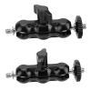 CAMVATE Universal Magic Arm + Crab Clamp+ 1/4"-20 Ball Head with Bottom Pedestal Mount view 2