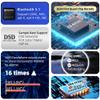 S.M.S.L DL100 Audio DAC Amplifier 4xCS43131 Chips Hi-Res Headphone Amplifier PCM32bit/768kHz Hi-Fi Audio Stereo Receiver Bluetooth5.1/USB/Optical/Coaxial/HDMI Input THD+N 0.00009%, with Remote Control view 3
