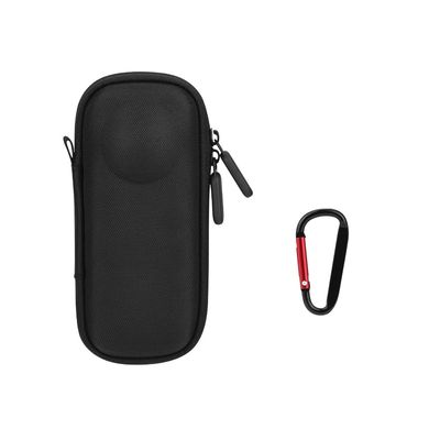 XinGeeek Small Carrying Case for Insta360 X4 Action Camera Hard Shell Travel Storage Case Protective Bag Lens Protective Cover, Black, Hard Shell Travel Storage Case