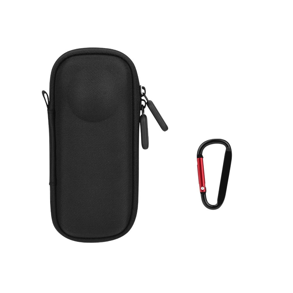 XinGeeek Small Carrying Case for Insta360 X4 Action Camera Hard Shell Travel Storage Case Protective Bag Lens Protective Cover, Black, Hard Shell Travel Storage Case