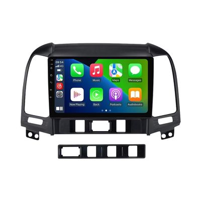 Radio Stereo for Hyundai Santa Fe 2 2006-2012,Biorunn 9 Inch Octa Core GPS Navi Wireless Wired Car-Play Android Auto IPS FM AM RDS DSP,8GB RAM 256GB ROM