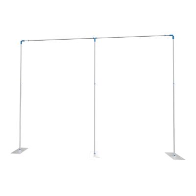 Fluoxtine 10ft x 20ft Backdrop Stand, Pipe and Drape Backdrop Stand Kit, Adjustable Heavy Duty Stainless Steel for Backdrop, Background Stand Backdrop Wedding Birthday Party Banquet Decorations