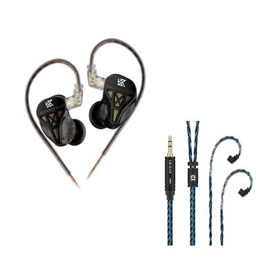 2 Meter Long Earphone IEM Cable and KZ DQS Wired Headphone
