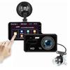 DirectNine Basics Car Recorder Cross Border Dual Lens HD 4 inch IPS Touch Screen Car Camera Front and Rear Dual Recording view 1