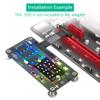 JMT M.2 NGFF M-Key to PCI- E 1X 4X Extension Cable Compatible with M.2 NVME SSD with Cooling Fan Automatic Discoloration LED (1X,10CM) view 4