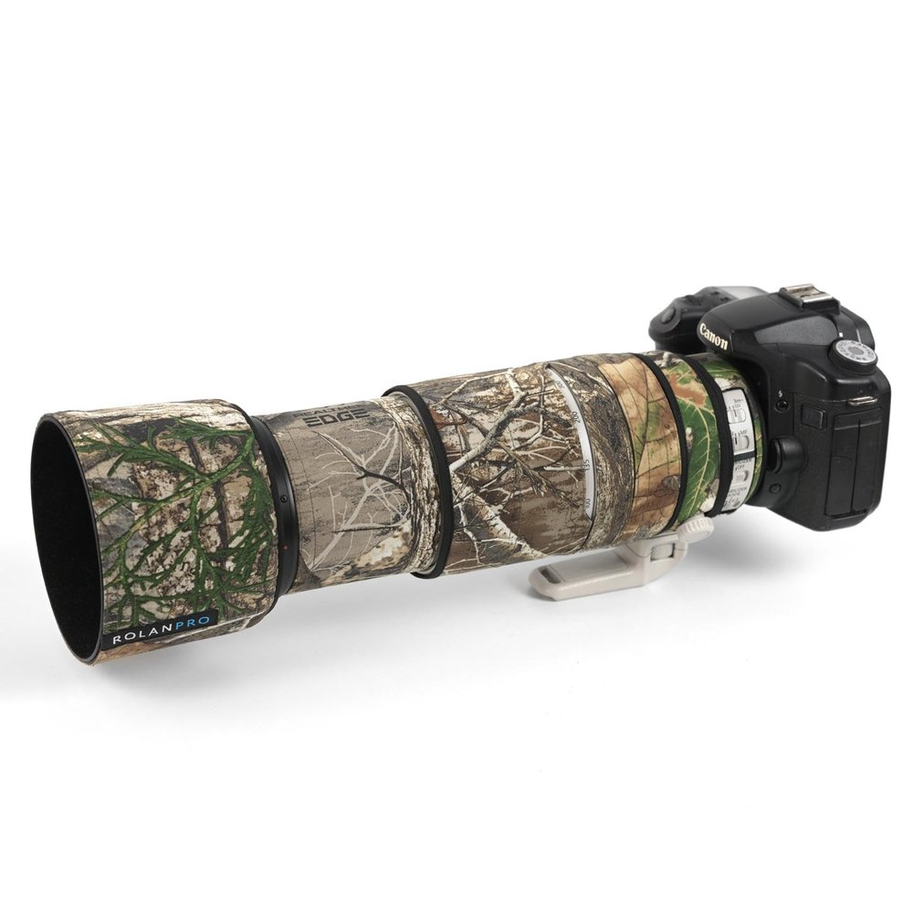 ROLANPRO Waterproof Lens Cover for Canon EF 100-400mm f4.5-5.6 L is II USM Lens Protection Sleeve Raincover Case Clothing-#27 Jungle Camo Waterproof