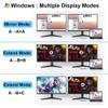 Laptop Docking Station Dual Monitor, USB C Docking Station for Dell/HP/Lenovo/Mac, Dual HDMI Adapter for 2 Monitors, USB Type-C Hub with USB3.0/PD, USB C to Double HDMI Adapter view 3
