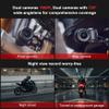 INNOVV N1 Portable 5.5" Motorcycle Carplay Apple Android Auto GPS Navigation System with Dash Cam Front and Rear 1080P@30FPS, 5.8G Wi-Fi, IP67 Waterproof Full Screen Touch and Parking Monloring view 4