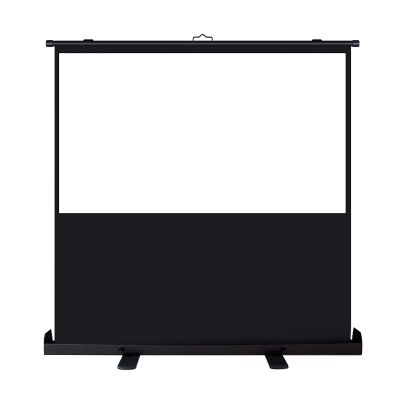Floor Projection Screen-4:3/16:9/16:10 HD Portable Freestanding Projector Screen Manual Pull Up Projector Screen Etractable Design, for School | Theatre | Cinema | Home (80 inch 16:9) ( 100inch 4:3)