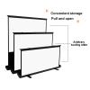 Floor Projection Screen-4:3/16:9/16:10 HD Portable Freestanding Projector Screen Manual Pull Up Projector Screen Etractable Design, for School | Theatre | Cinema | Home (80 inch 16:9) ( 100inch 4:3) view 4