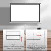 FAFACAI Free-Standing Tripod Projection Screen, 4:3/16:9 HD Outdoor Indoor Foldable Movie Projection Screen, Portable Mobile Projector Screen for Home Office Presentations (84) (60inch 4:3) view 4