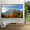 FAFACAI Drop Down Projector Screen - 4:3/16:9 HD Retractable Ceiling Wall Mount Projection Screen Wrinkle-Free Portable Foldable Projection Screen, for Office Home Theater Movie (100) (60inch 4:3) view 4
