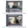 FAFACAI 178 Viewing Angle Projector Screen with Stand, Indoor Outdoor Wrinkle-Free Design Projection Screen, 4:3/16:9 HD 2.3 Gain Floor-Standing Projection Screen (100) (100inch 16:9) view 4