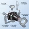 Sea frogs Underwater Camera Housing Compatible with Sony A6700 FE 2.8/90 Macro G OSS IPX8 Maximum Diving Depth 40m/130ft Waterproof Camera Case for Diving, Surfing, Rowing, Skiing view 4