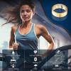 Wearable Smart Ring, Sleep Tracking Heart Rate Blood Oxygen Health Ring, Waterproof Outdoor Activity and Fitness Health Tracker(Black,8#) view 2