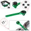 BIKOOCO Bike Computer Mount - Aluminum Alloy Out Front Cycling Computer Mount Compatible with Garmin,Wahoo,Bryton,Cateyer,Gopro Interface Sports Action Camera and Bike Light Mounts for Cycling Lovers view 3