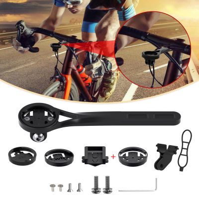 BIKOOCO Out Front Cycling Computer Mount- Aluminum Alloy Bike Computer Mount Compatible with Garmin,Wahoo,Bryton,Cateyer,Gopro Interface Sports Action Camera and Bike Light Mounts for Cycling Lover