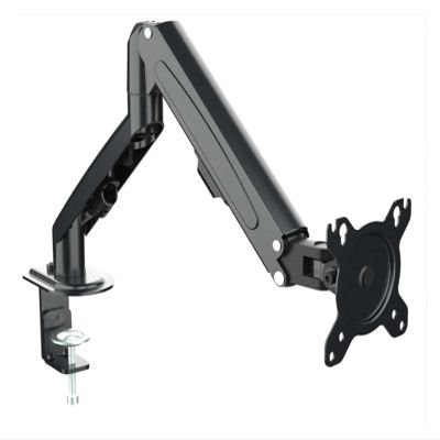 JFUDJKLI GC08-12 Desktop Monitor Mount Bracket for 13 to 27 Inch LCD Screen Swivel and Tilt Adjustment Monitor Desktop Stand