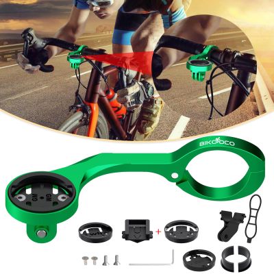 BIKOOCO Out Front Cycling Computer Mount - Garmin Bike Mount for Garmin Edge 200 500 510 520 800 810 820 1000 1030,Bike Computer Mount Compatible with Road Bike GPS Computer,Garmin,Combo