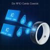 WIKINK R5 Multi-Function Ring, Multi-Function Ring Build-in 6 RFID Cards & 2 Health Stones, Controller IC/ID/NFC Reader NFC Phone Smart Rings view 2