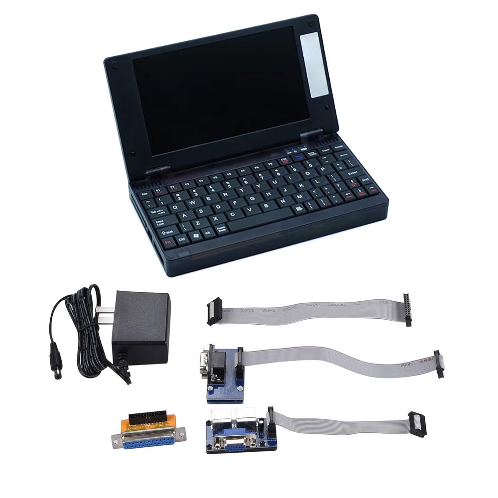 TECKEEN Portable 386SX@40MHZ CPU Laptop Computer for IBM PC Compatible Handheld Computer, 2GB CF XT-IDE Hard Disk