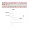 AVXANKTG 1 Pair DL-SF01 100CM 110CM 120CM Adjustable Surround Sound Floor Stand mounting Bracket Stand(SF01) view 4
