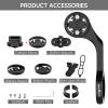 Bike Computer Mount Out Front Cycling Computer Mount Compatible with Garmin,Wahoo,Bryton,Cateyer,Gopro Interface Sports Action Camera and Bike Light Mount for Cycling Lover view 2
