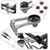BIKOOCO Cycling Computer Mount - Versatile Out Front GPS Mount for Wahoo, Garmin, Bryton, Cateye - Compatible with 1.26''/32mm Handlebars - Ideal for Mountain Bikes and More view 3