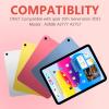 FUWANG Keyboard Case for iPad 10th Generation Case with Keyboard Bundle with Wireless Mouse,Rechargeable LED Wireless Bluetooth Mouse view 2