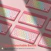 FUWANG Keyboard Case for iPad 10th Generation Case with Keyboard Bundle with Wireless Mouse,Rechargeable LED Wireless Bluetooth Mouse view 3