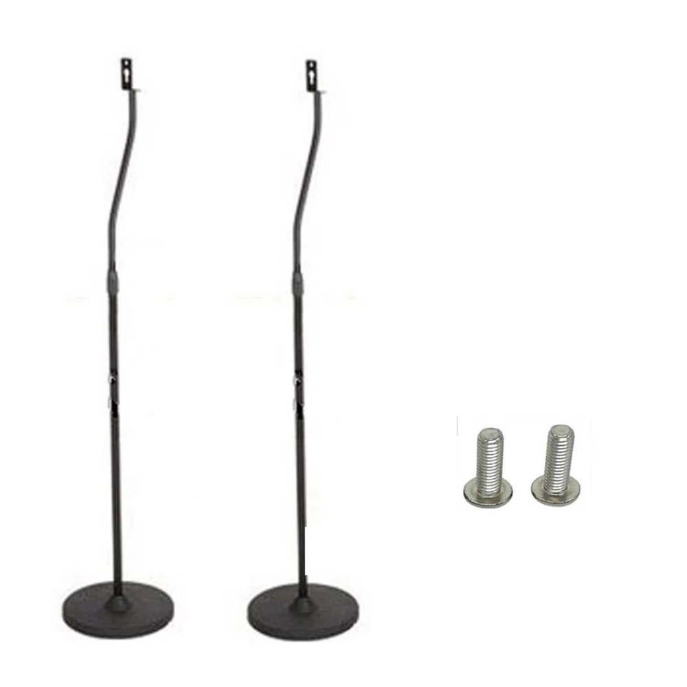 AVXANKTG 1 Pair DL-SF01 100CM 110CM 120CM Adjustable Surround Sound Floor Stand mounting Bracket Stand(SF01 with Screw)