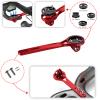 BIKOOCO Out Front Cycling Computer Mount - Integrated Aero Handlebar Out Front Bike Computer Road Cycling Combo Mount,Bike Mount Compatible with Garmin Bike Computer & GoPro Full Range Action Cameras view 3